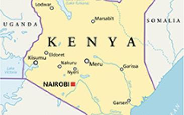 Map of Kenya 