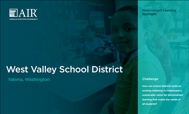 Image of West Valley School District case study cover