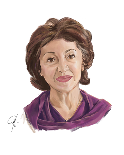 Illustration of Jaleh Soroui
